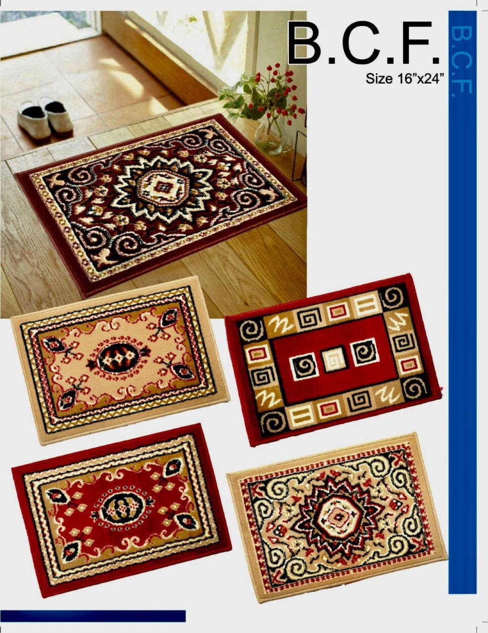 BCF Designer Door Mat 16"x24" | Premium Printed Floor Mat