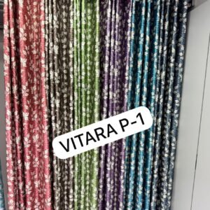 Vitara P-1 Premium Floral Curtains