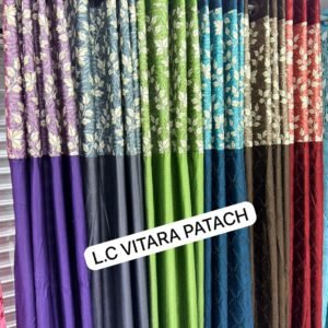 L.C Vitara Patach Premium Floral Curtains