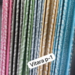 Glitter Shanil Jari Patch Heavy Curtains