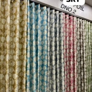 SKT Premium Foil Jacquard Curtains