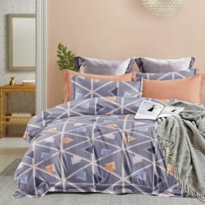 Premium Geometric Double Bed Comforter Set