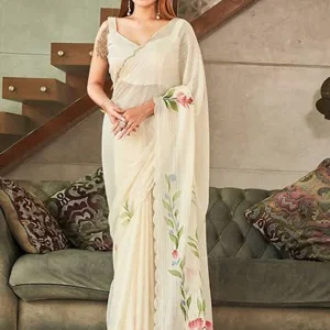 RimJhim Fancy Daily Wear Saree