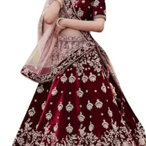 Velvet Party Wear Lehenga