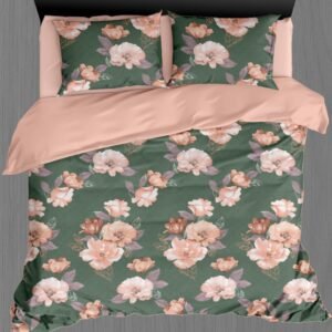Blush Bloom Floral Premium Bedsheet Set