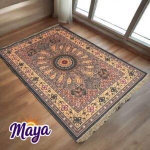 Maya Premium Golden Persian Carpet for Living Room